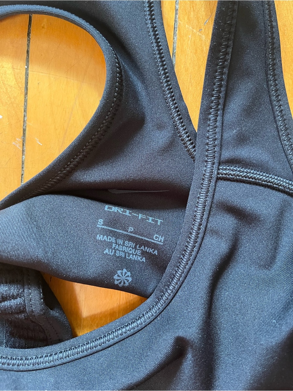 Nike size small Black Dri-FIT Sports Bra - Picture 4 of 6